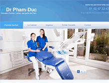 Tablet Screenshot of dentistecachan.com